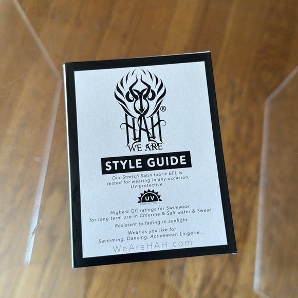 NWT$68 HAHt Titsy Multiway Micro Triangle Bikini Swim Top Shroom BROWN Sz MEDIUM - Picture 8 of 10